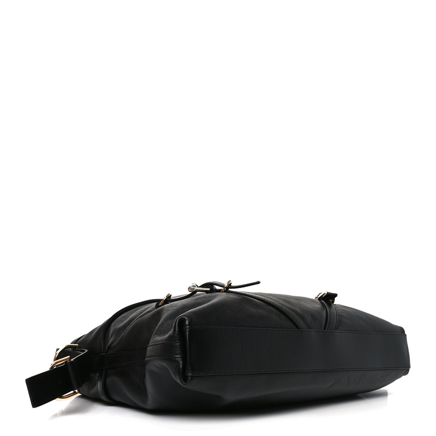 Calfskin Medium Voyou Bag Black