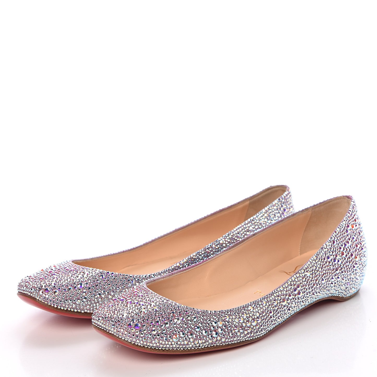 Suede Burma Strass Gozul Flats 36 Aurora Boreale