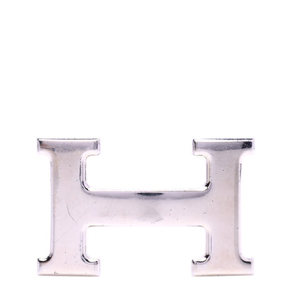Hermes Polished Palladium 32mm H Belt Buckle Silver 1 of 5