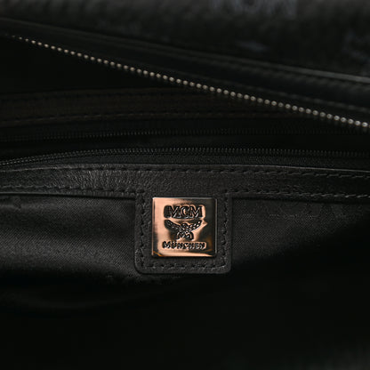 MCM Visetos Medium Traveler Weekender Duffle Bag Black 6 of 11