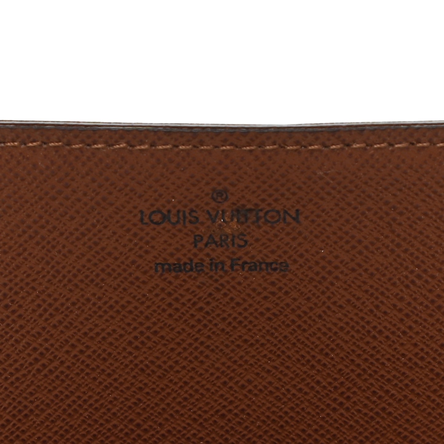 Monogram Simple Checkbook Holder Wallet Cover