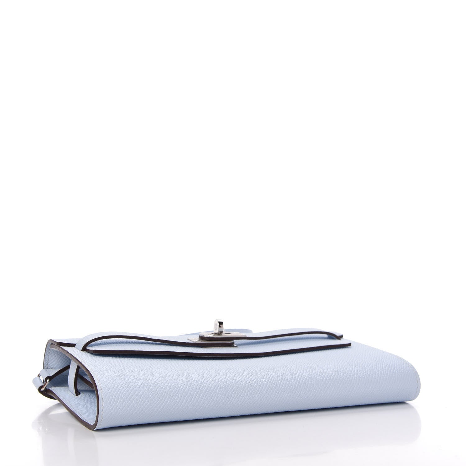 Hermes Epsom Kelly Wallet To Go Bleu Brume 4 of 10