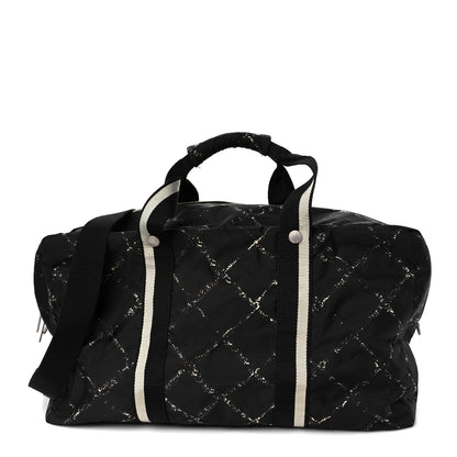 Chanel Nylon Large Travel Duffle Bag Black 1 of 14