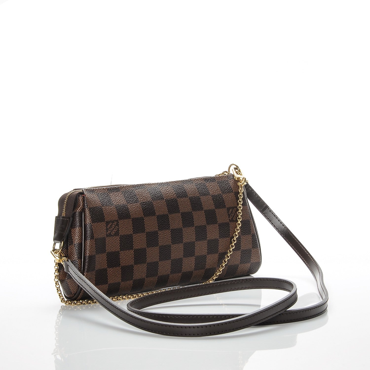 Louis Vuitton Damier Ebene Eva Clutch 3 of 6