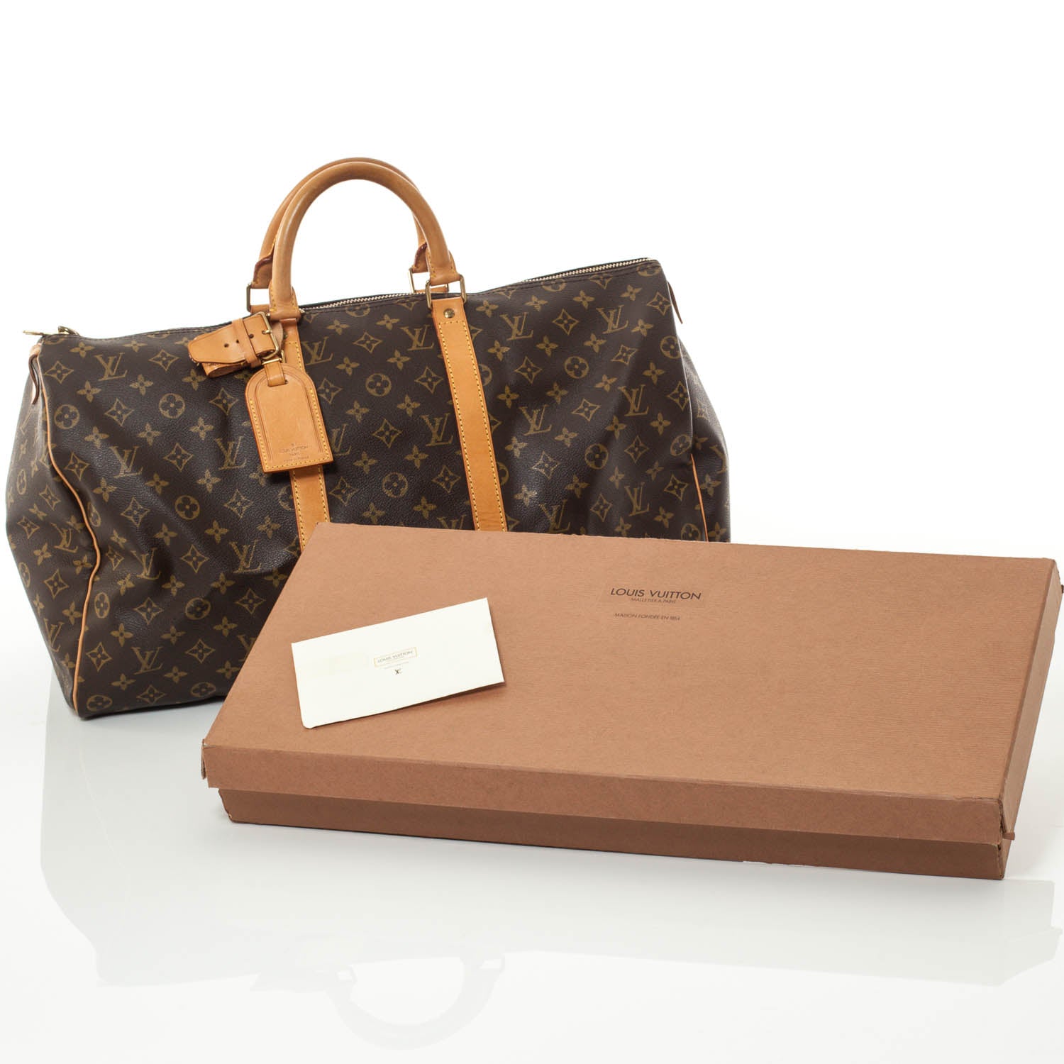 Louis Vuitton Monogram Keepall 50 7 of 9
