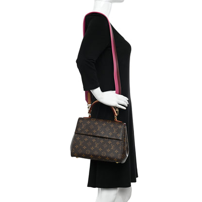 Louis Vuitton Monogram Cluny BB Bordeaux Fuchsia 2 of 11