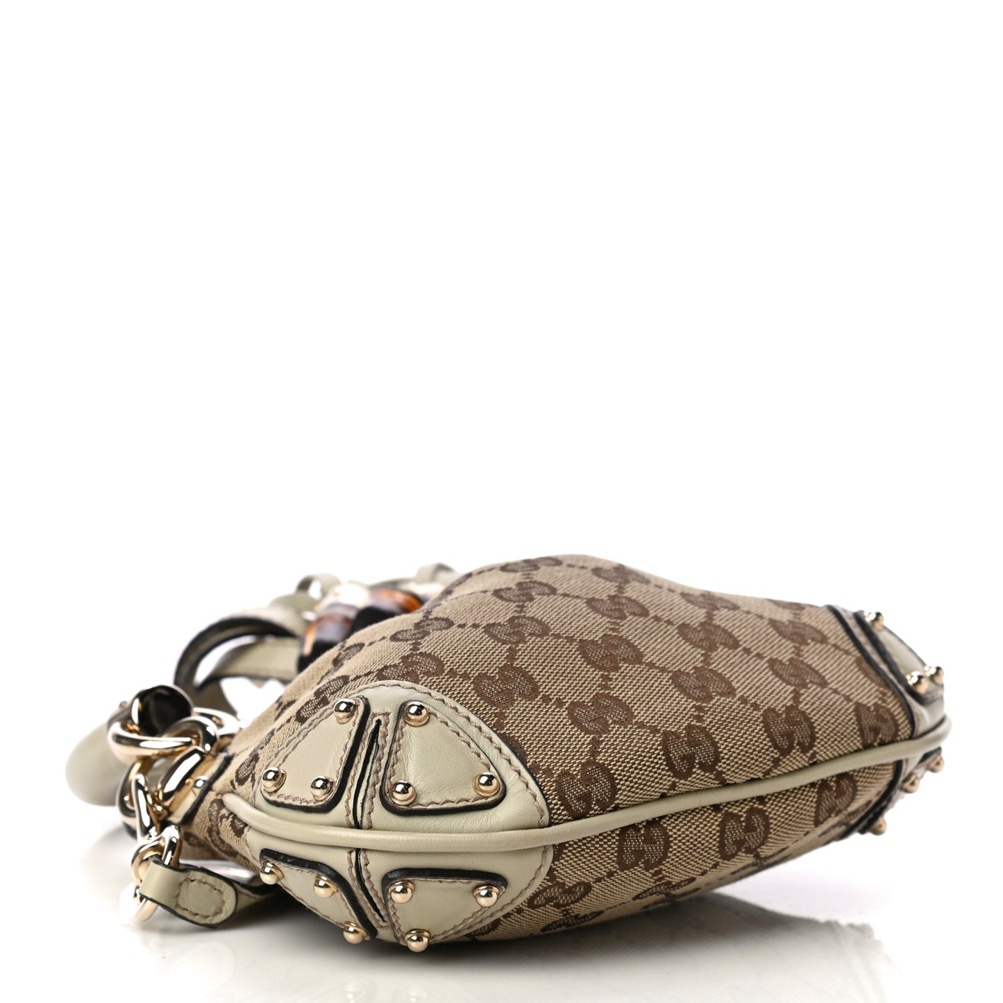 Monogram Mini Indy Top Handle Bag White