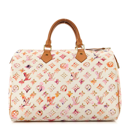 Louis Vuitton Watercolor Aquarelle Speedy 35 White 1 of 14