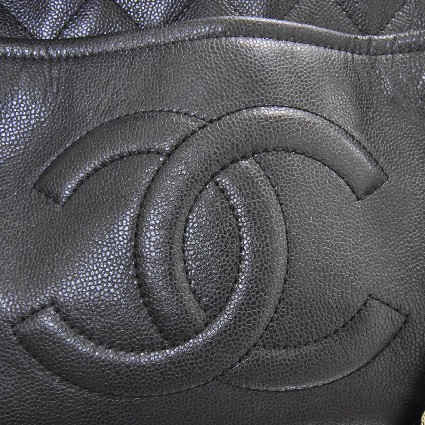 Caviar Large Tote Black