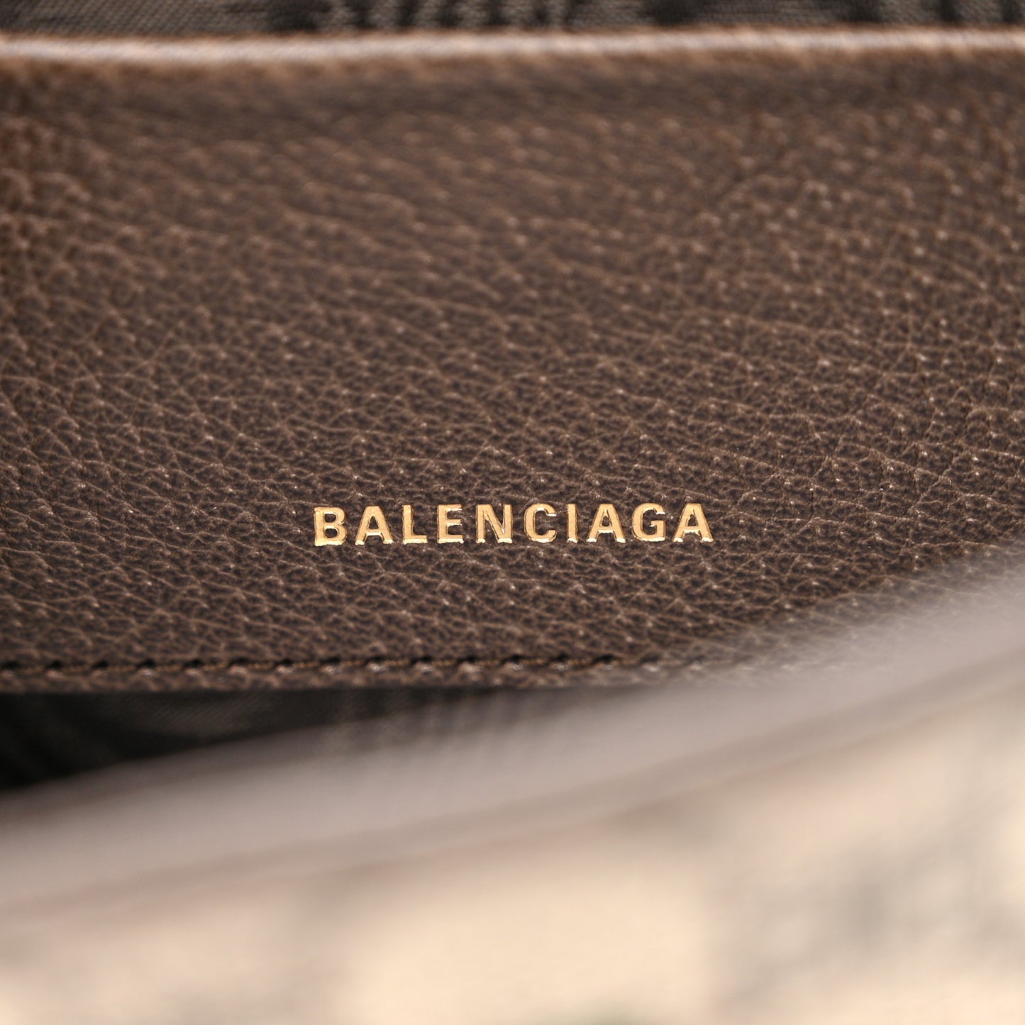 X BALENCIAGA BB Supreme Monogram Calfskin Web Mini Jackie 1961 Hobo Beige Ebony