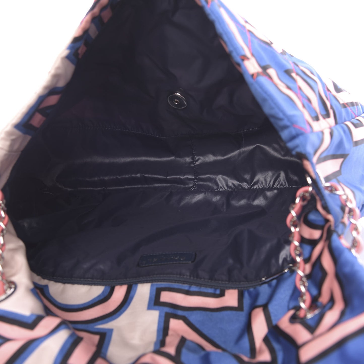 Nylon Printed Maxi Flap Multicolor