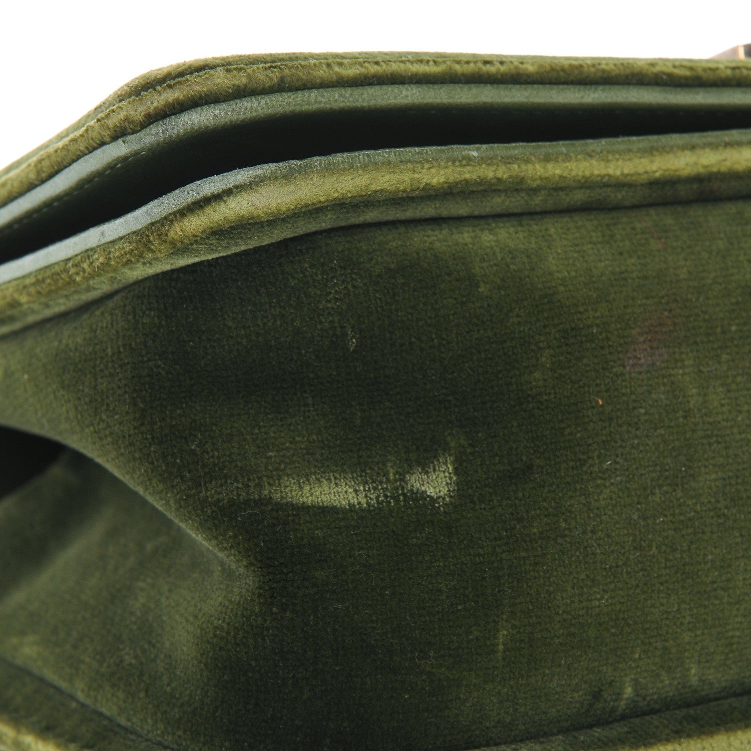 Chanel Velvet Tweed Medium Boy Flap Green 6 of 10