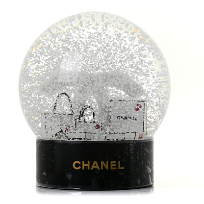Chanel Glass CC Shopping Bag Snow Globe 4 of 6