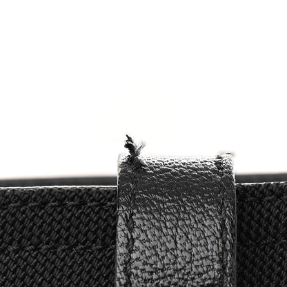 Chanel Coated Canvas Quilted Large Paris Biarritz Tote Black 13 of 16