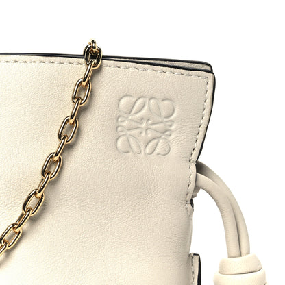 Loewe Calfskin Nano Flamenco Knot Clutch Soft White 8 of 11