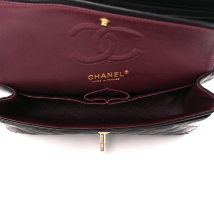 Chanel Lambskin Quilted Small Double Flap Black 5 of 12