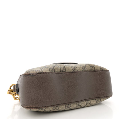 Gucci GG Supreme Monogram Web Neo Vintage Shoulder Bag Beige New Acero Crop 4 of 21
