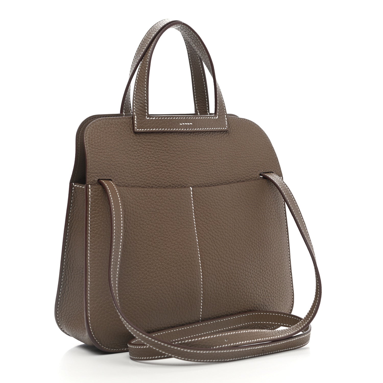 Hermes Taurillon Clemence Halzan 25 Etoupe 4 of 13