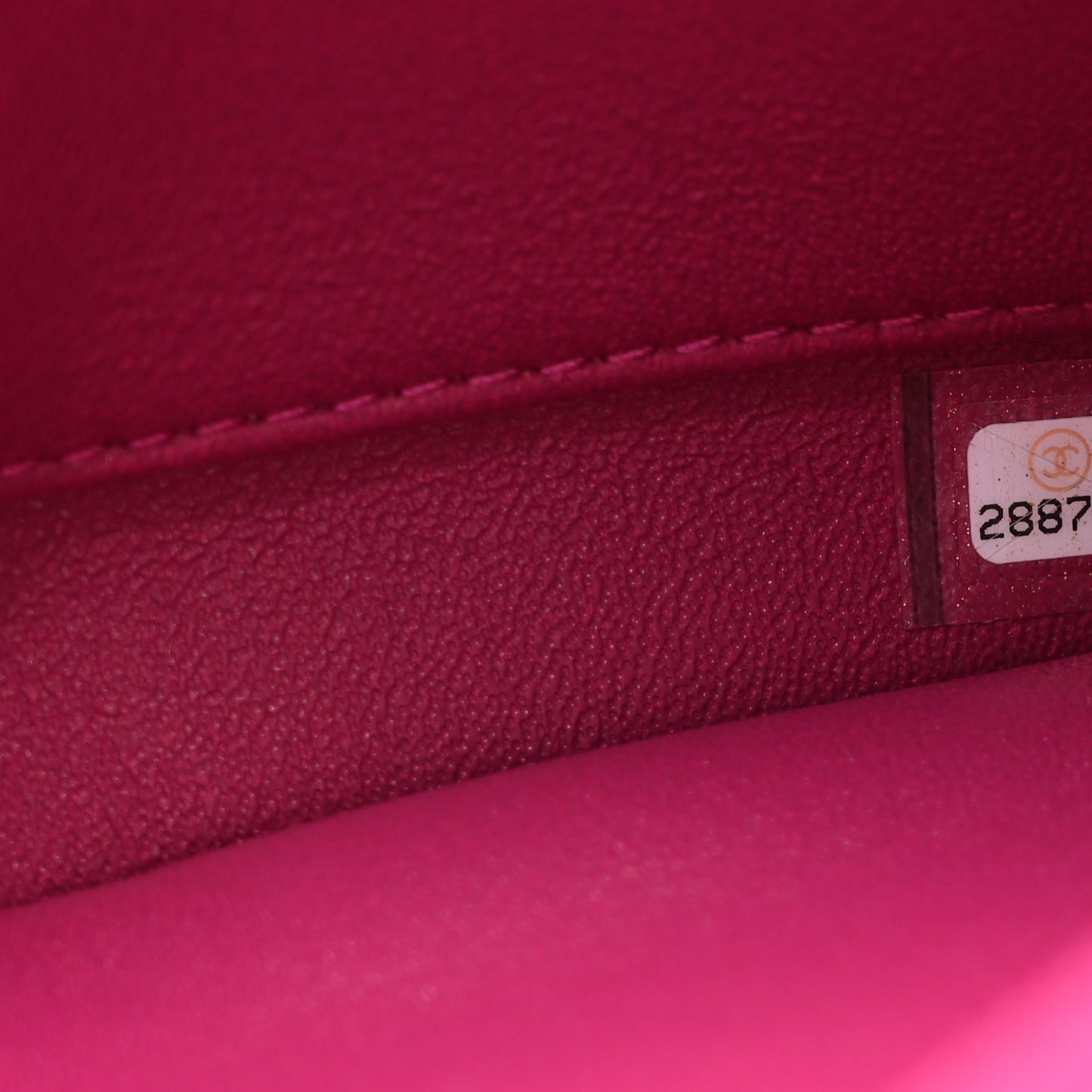 Lambskin Quilted Small Trendy CC Flap Dual Handle Bag Dark Pink