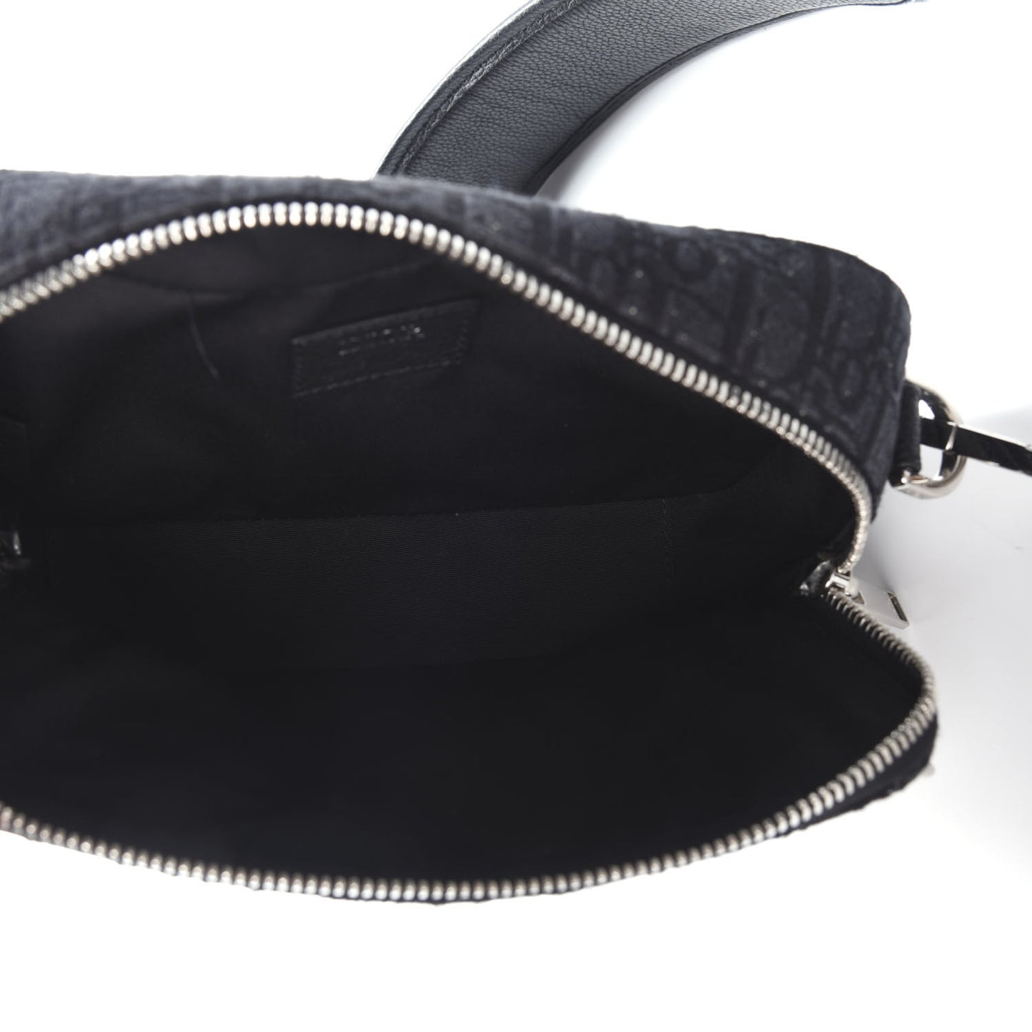 HOMME Oblique Safari Messenger Black