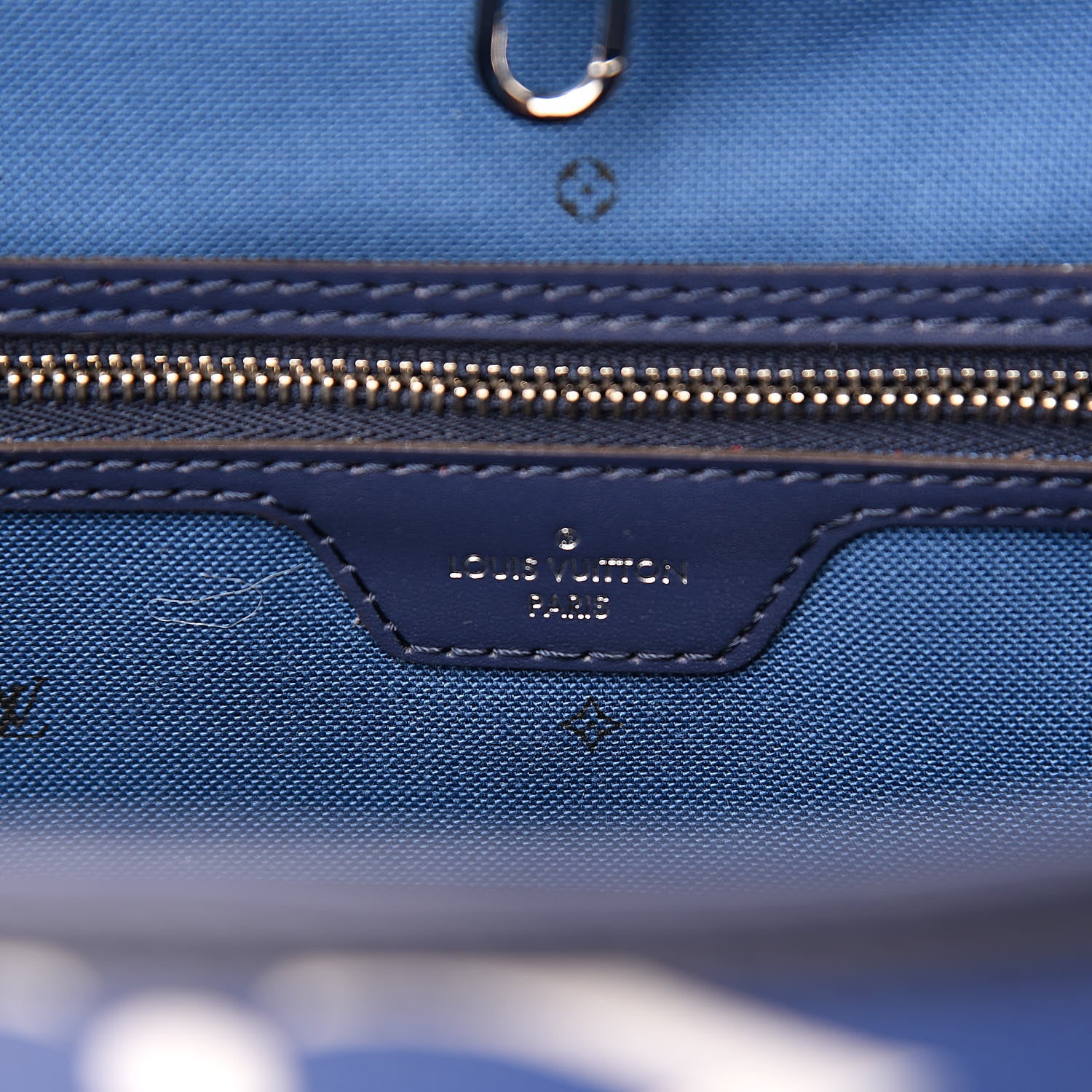 Louis Vuitton Monogram Escale Neverfull MM Blue 6 of 10
