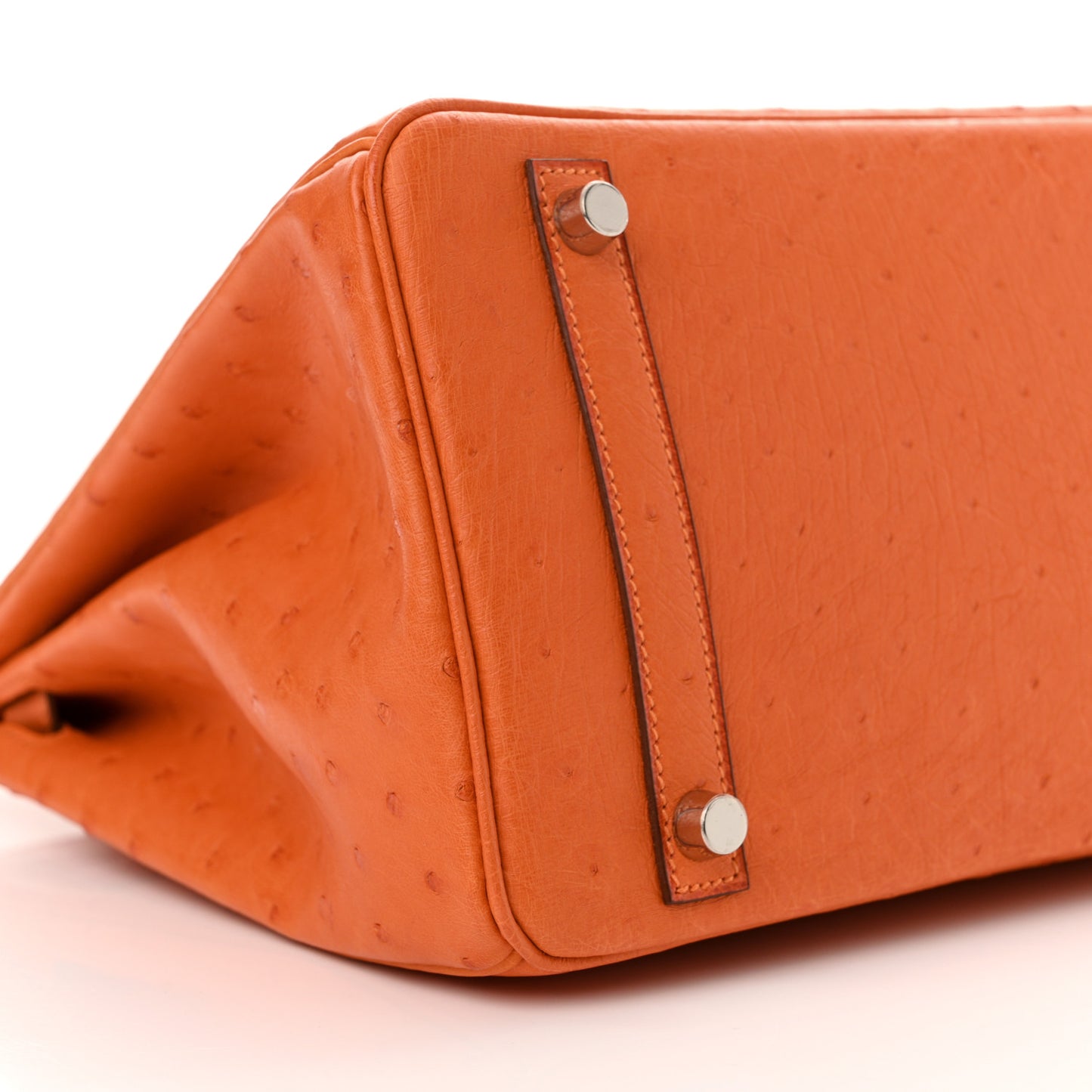 Ostrich Birkin 30 Orange