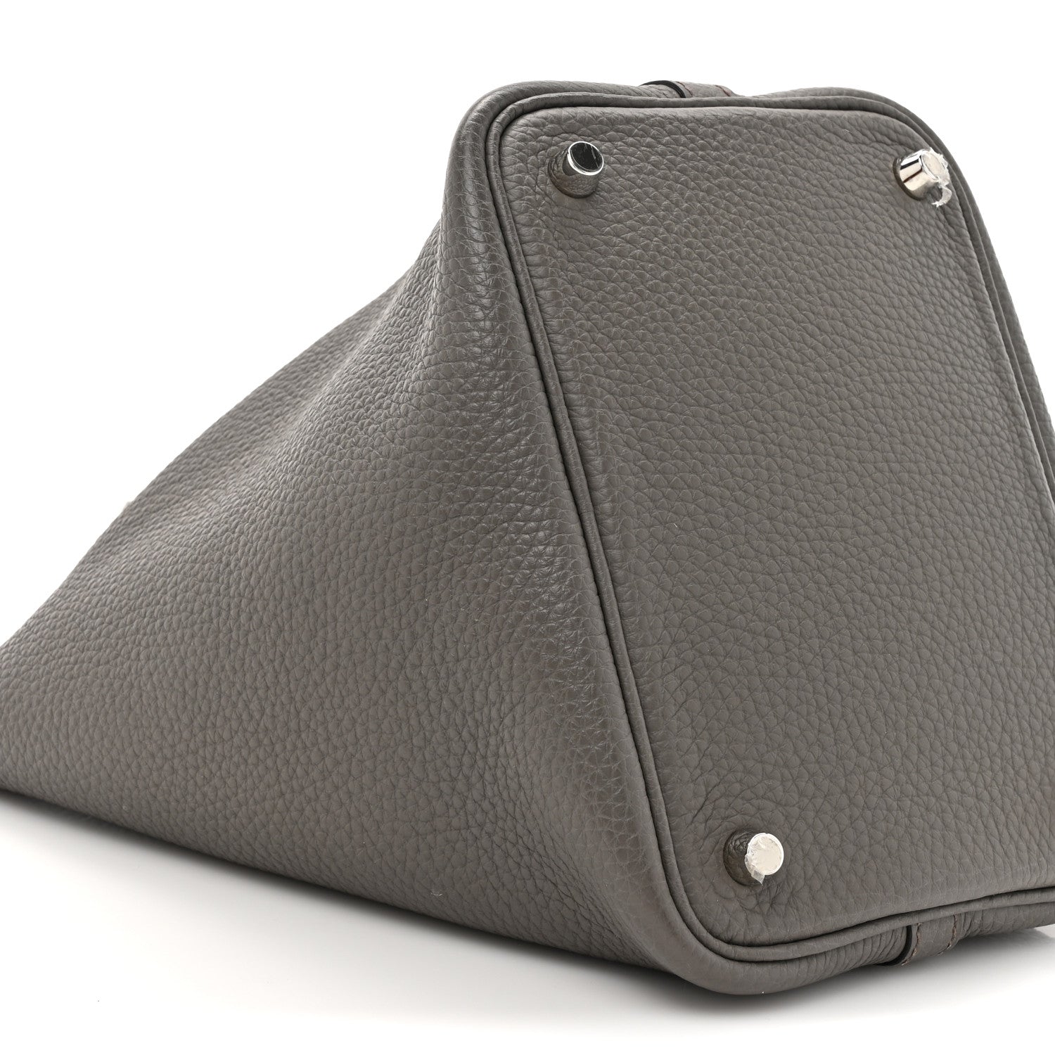 Hermes Taurillon Clemence Picotin Lock 18 PM Gris Asphalte 10 of 13