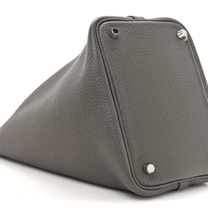 Hermes Taurillon Clemence Picotin Lock 18 PM Gris Asphalte 10 of 13