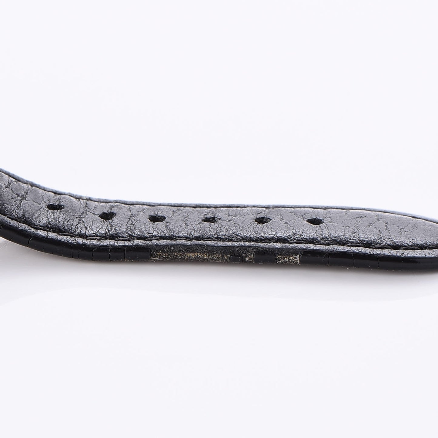 Carbon Calfskin 38mm Marbella Quartz Watch Black