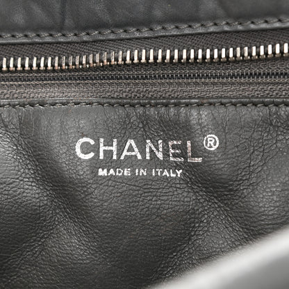 Chanel Aged Calfskin Quilted Large Reissue Camera Case Grey 6 of 8