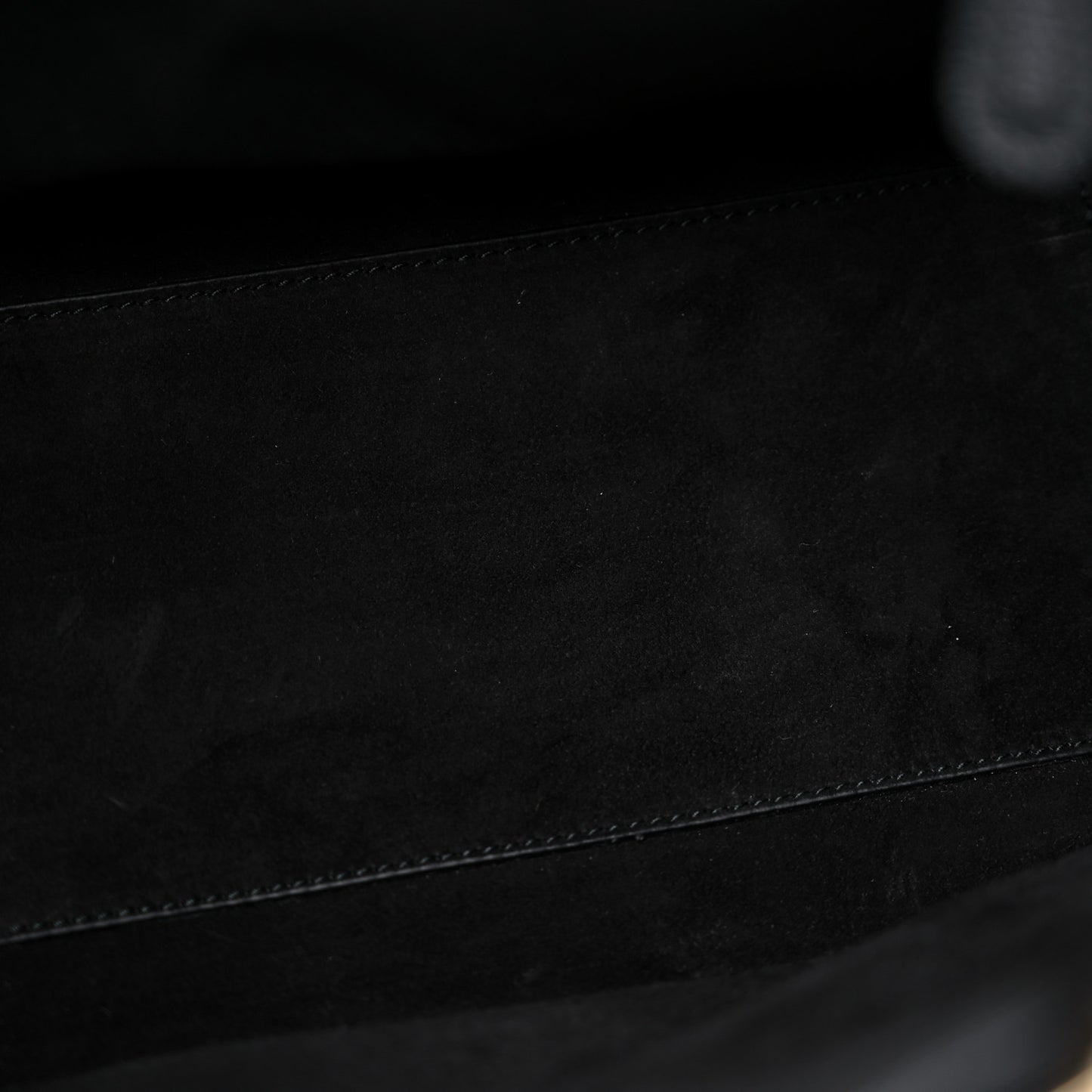 Grained Calfskin Large Lady Dior Black