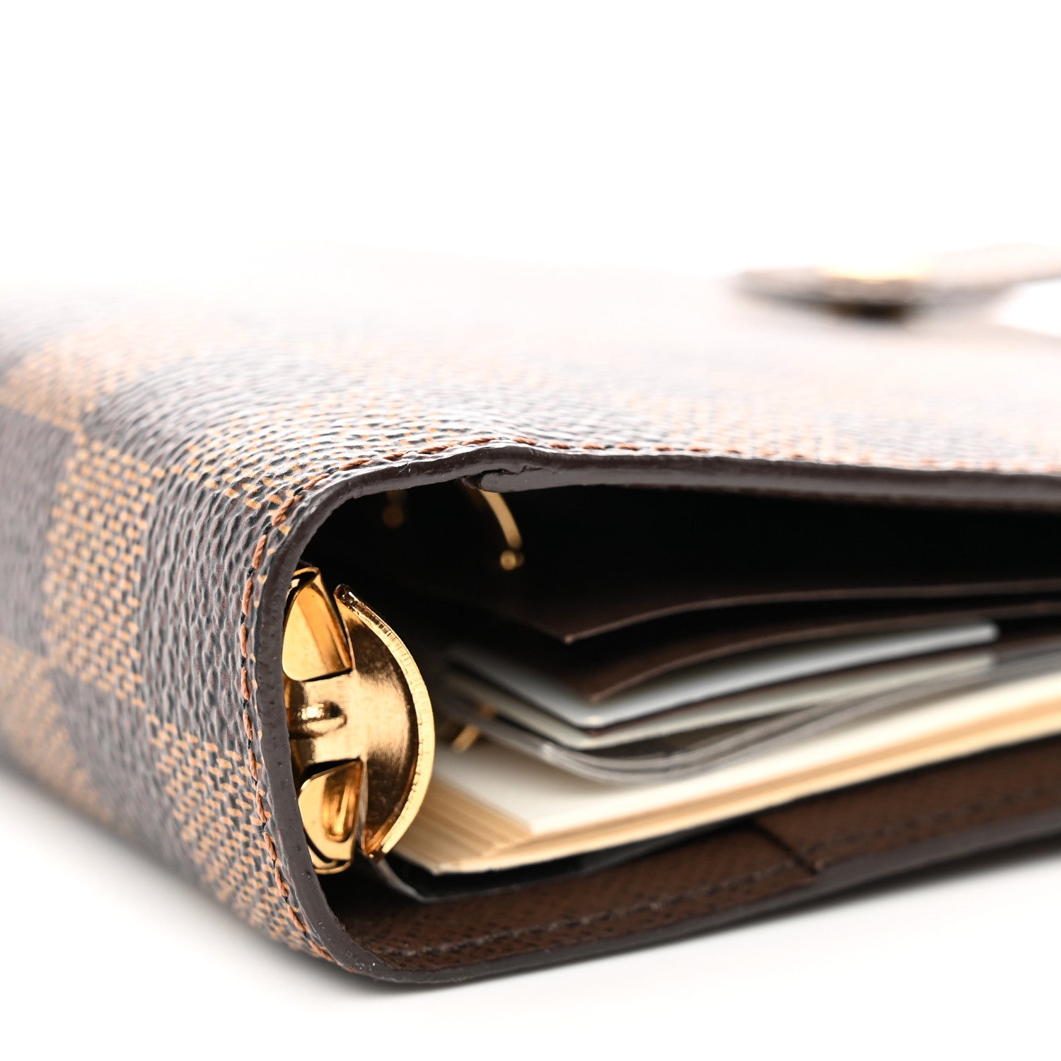 Louis Vuitton Damier Ebene Medium Ring Agenda Cover 8 of 8