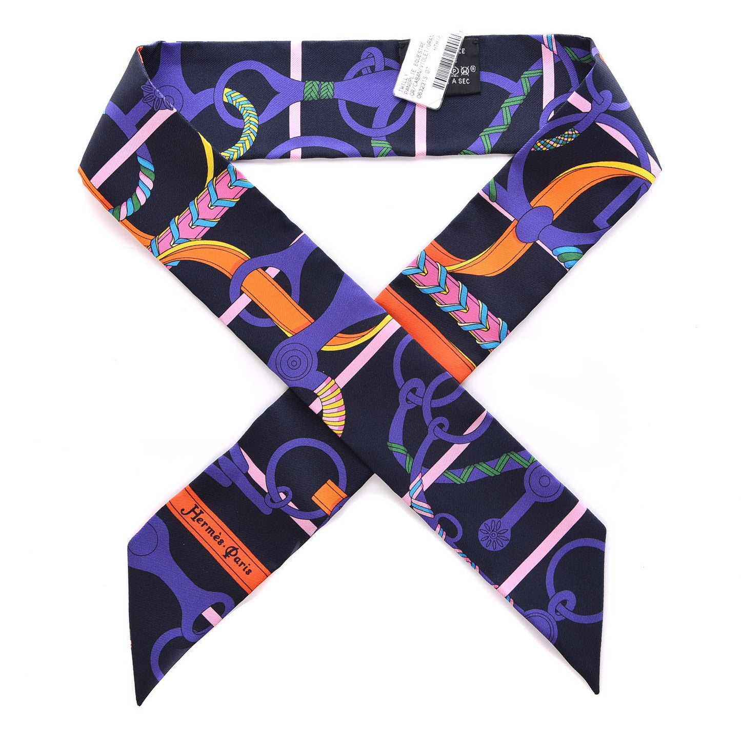 Silk Panoplie Equestre Twilly Caban Violet Orange