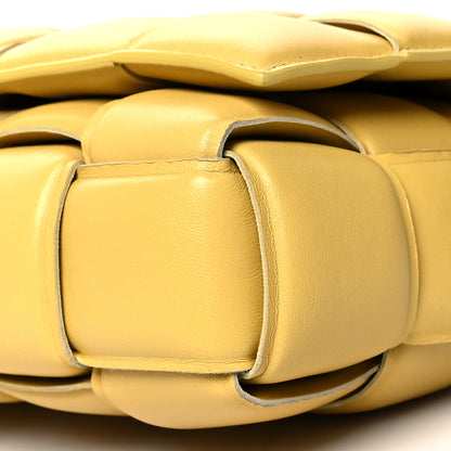 Bottega Veneta Lambskin Maxi Intreccio Padded Chain Cassette Crossbody Bag Corn 9 of 11