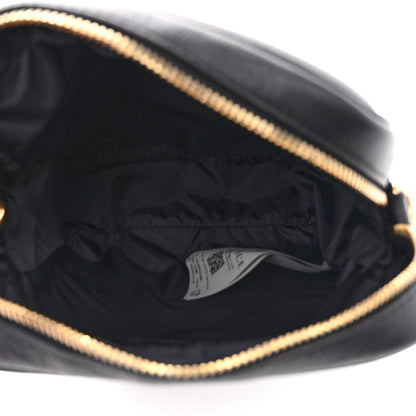 Versace Grained Calfskin Small Medusa Messenger Bag Black 5 of 9