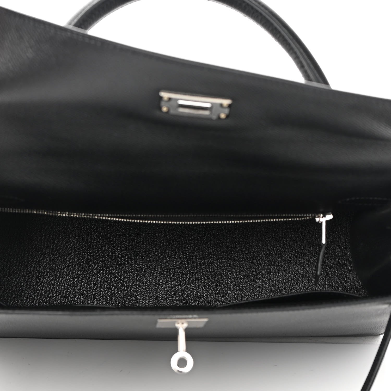Hermes Epsom Kelly Sellier 32 Black 5 of 11