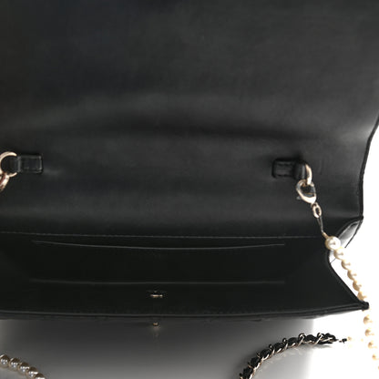 Chanel Lambskin Quilted Fantasy Pearl Flap Black 5 of 14