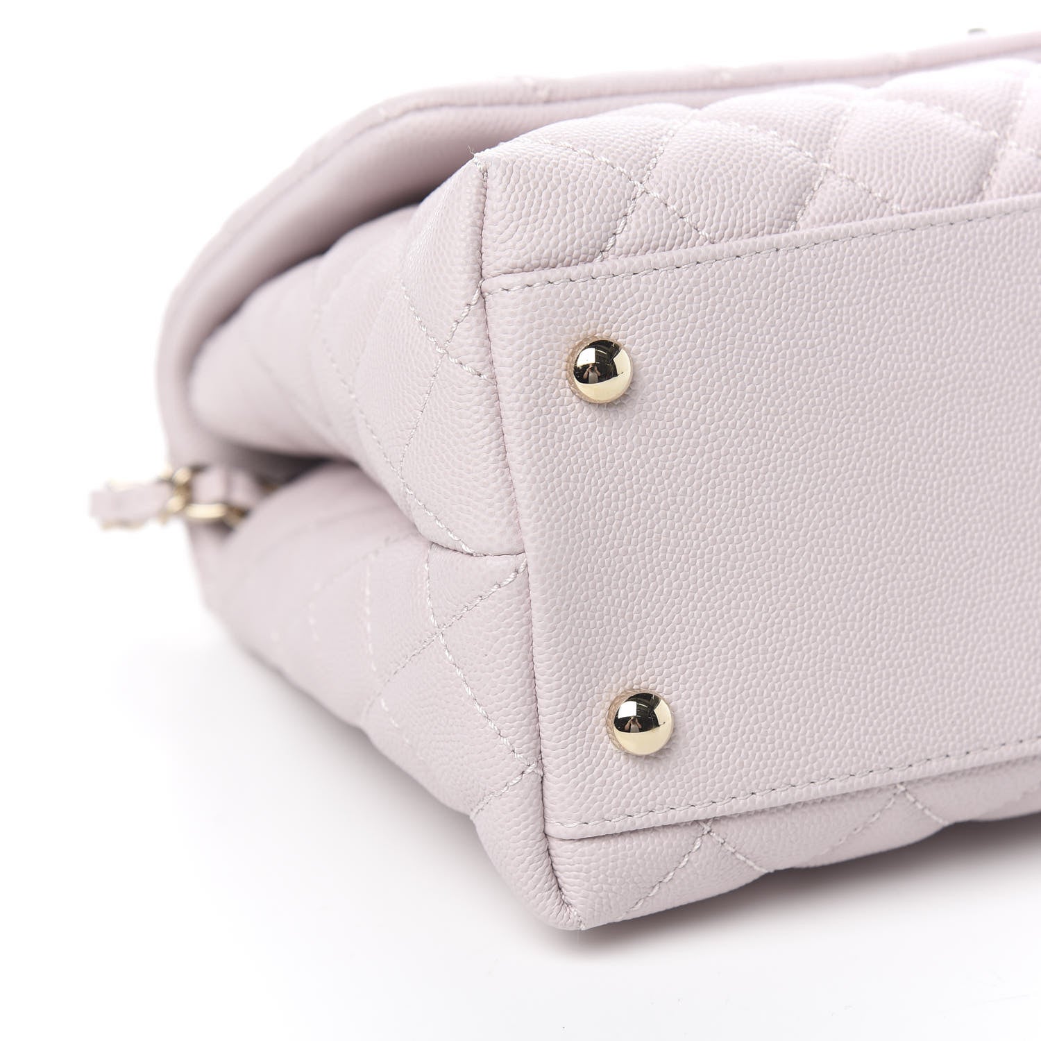 Chanel Caviar Quilted Small Coco Handle Flap Lilas Lilac 8 of 10