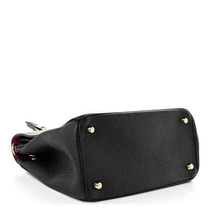 Christian Dior Bullcalf Small Be Dior Flap Black Fraise 4 of 9