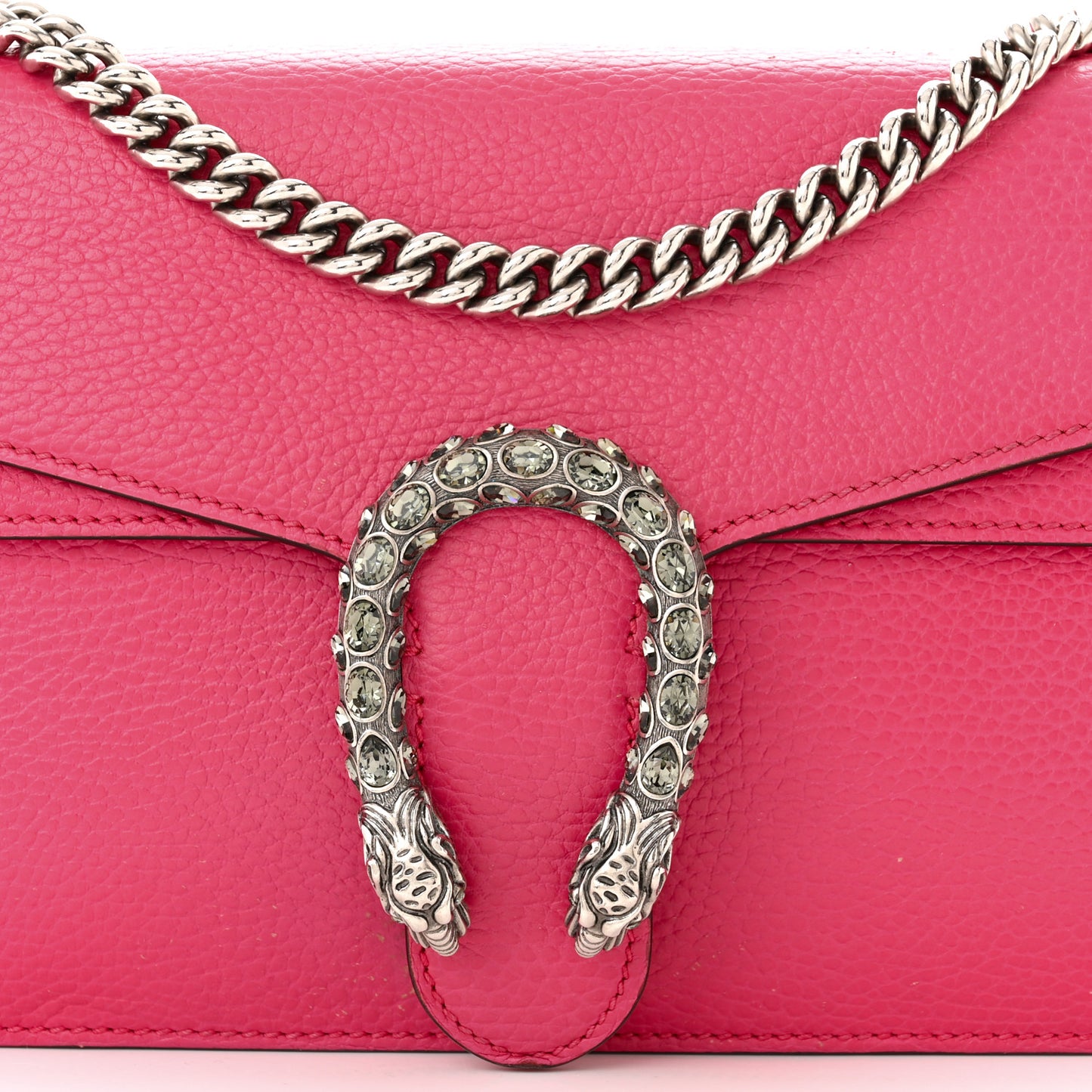 Dollar Calfskin Small Dionysus Shoulder Bag Box Pink
