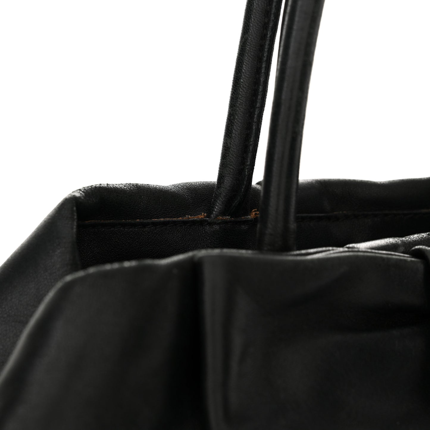 Nappa Fiocco Bow Tote Black