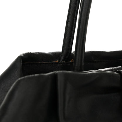 Prada Nappa Fiocco Bow Tote Black 10 of 15