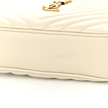 Saint Laurent Calfskin Matelasse Monogram Lou Camera Bag Crema Soft 11 of 11