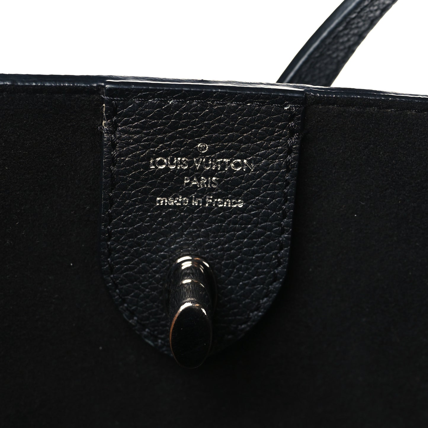 Calfskin Lockme Cabas Black