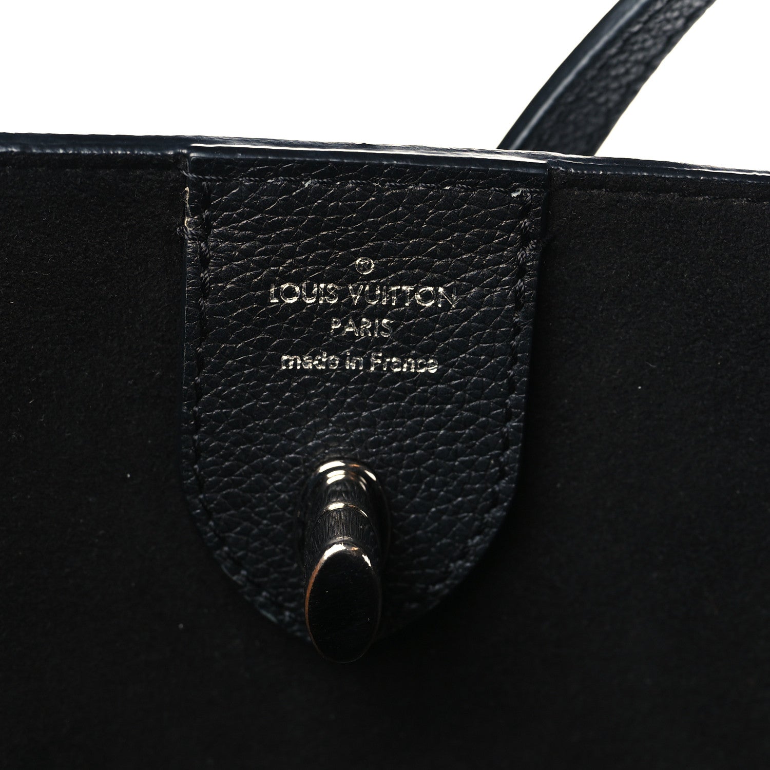 Louis Vuitton Calfskin Lockme Cabas Black 6 of 7