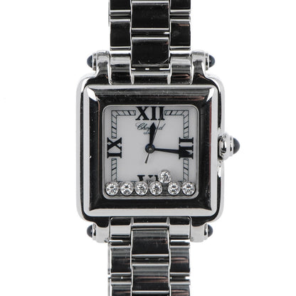 Chopard Stainless Steel 7 Diamond 27mm Happy Sport Quartz Watch 1 of 8