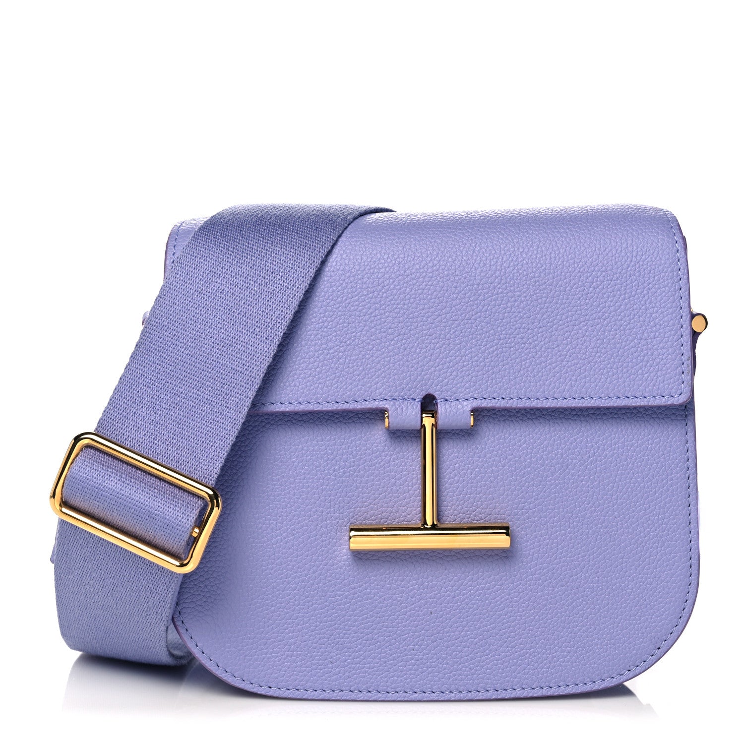 Tom Ford Calfskin Mini T Clasp Tara Crossbody Bag Hyacinth 1 of 10