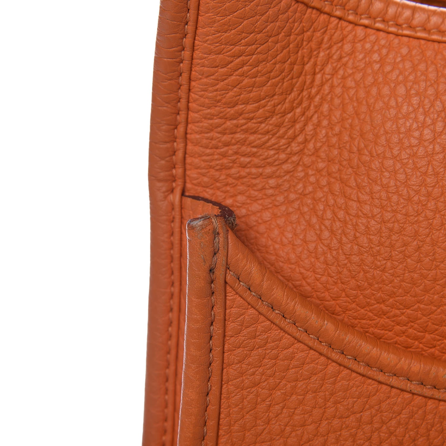 Hermes Togo Evelyne III GM Orange 13 of 14