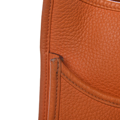 Hermes Togo Evelyne III GM Orange 13 of 14