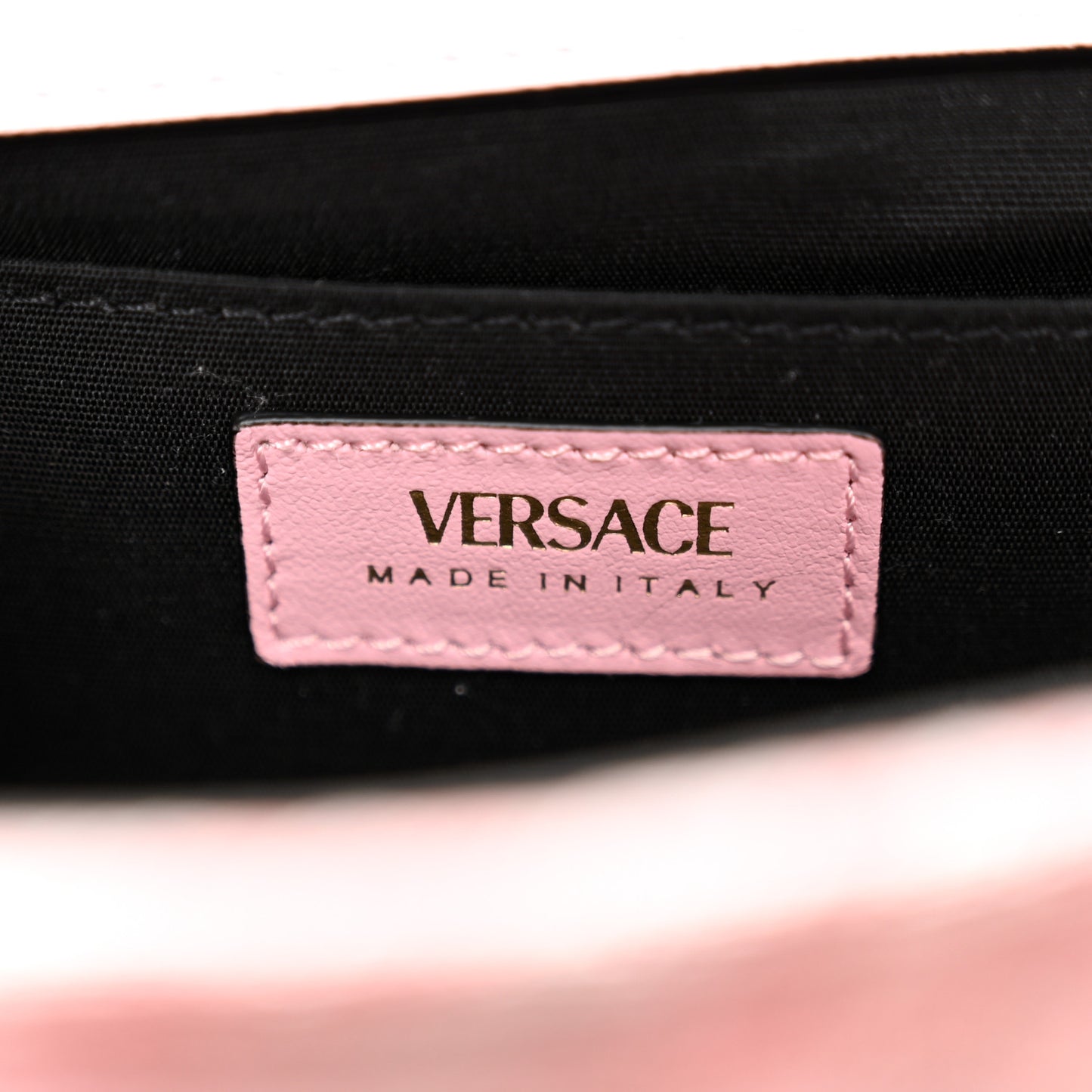 Baroque Jacquard Quilted Medium Medusa Shoulder Bag Baby Pink